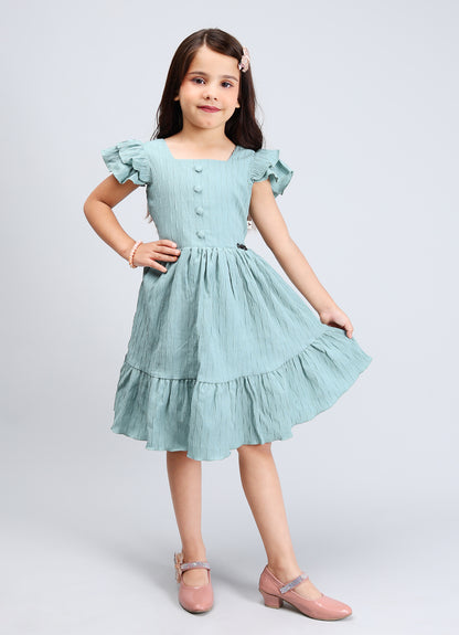 Classic Solid Color Frock