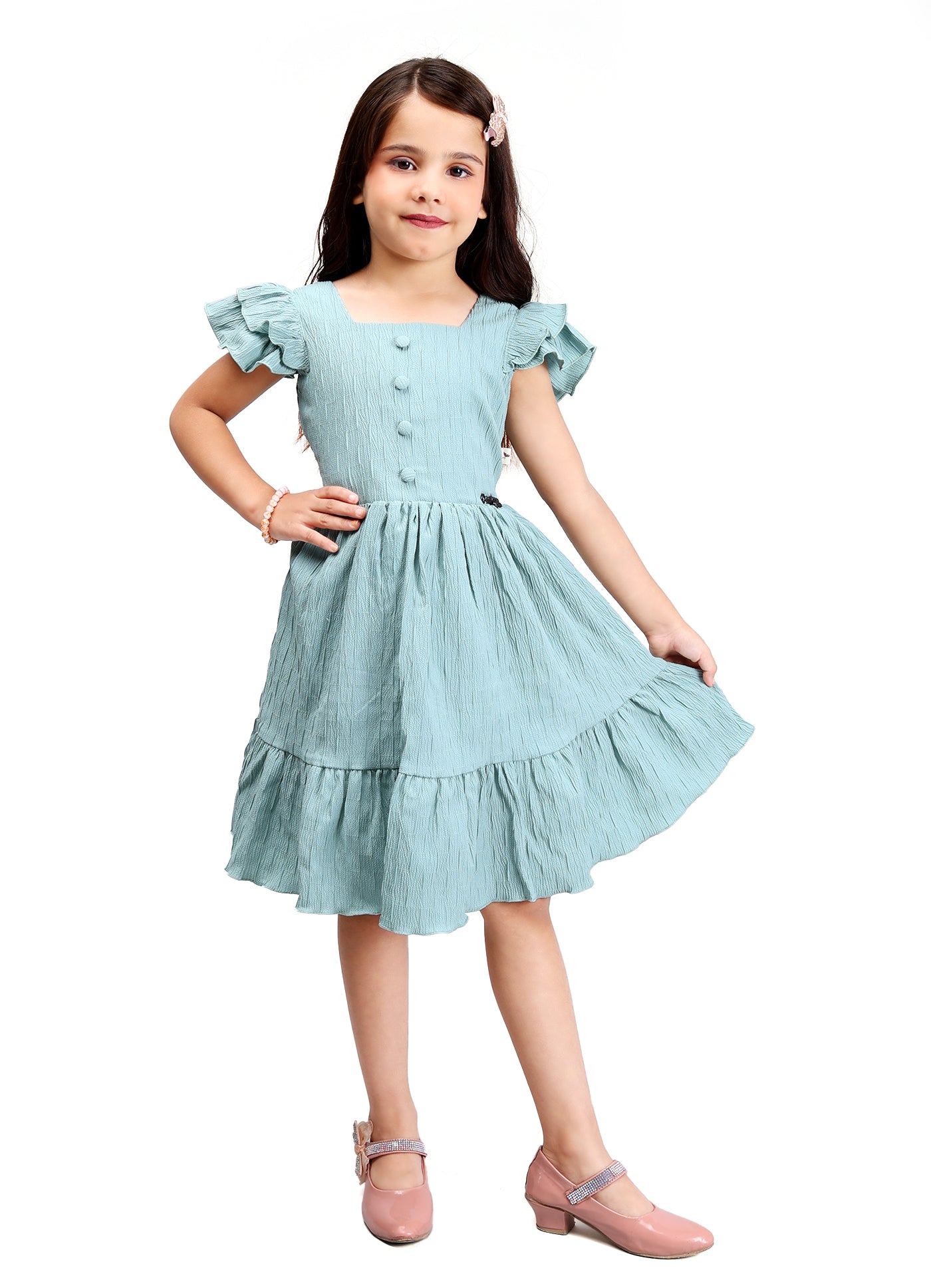 Classic Solid Color Frock