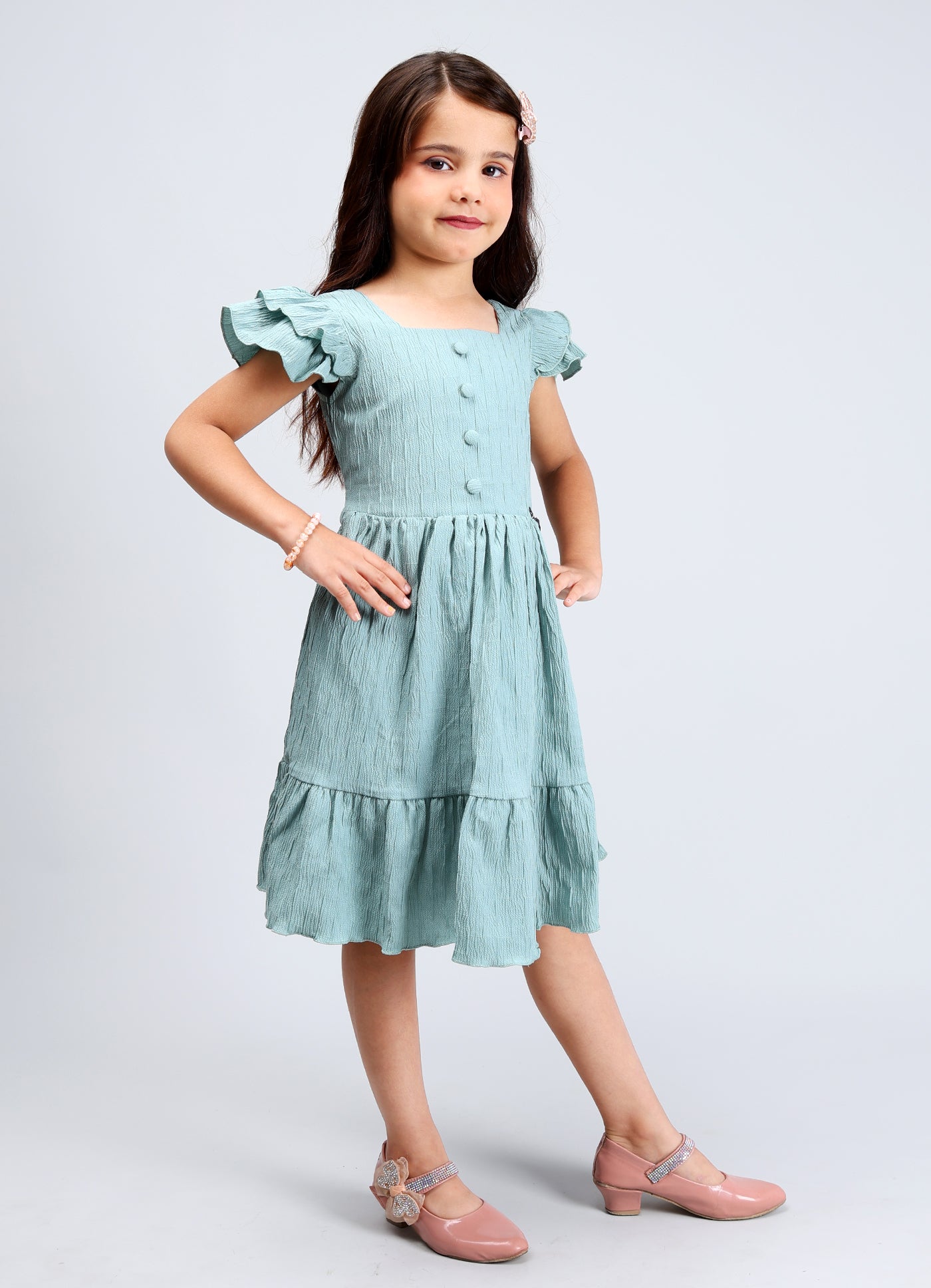 Classic Solid Color Frock