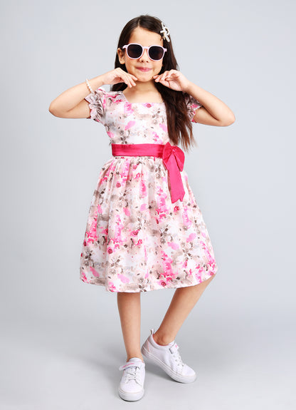 Charming Digital Print Frock