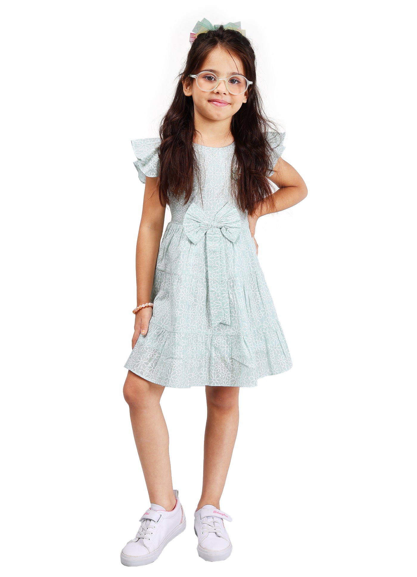 Lino Print Delight Frock