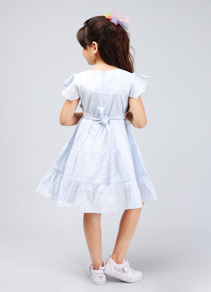 Lino Print Delight Frock