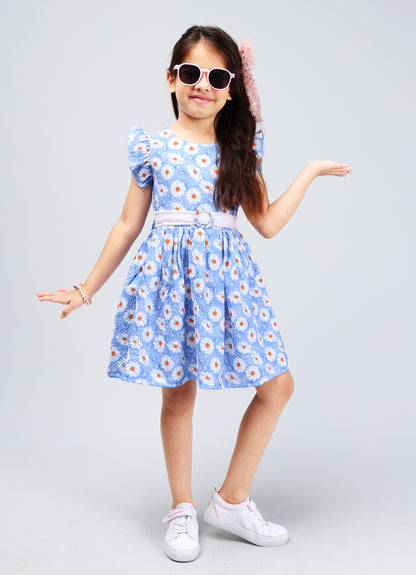 Elegant Frock with Belt