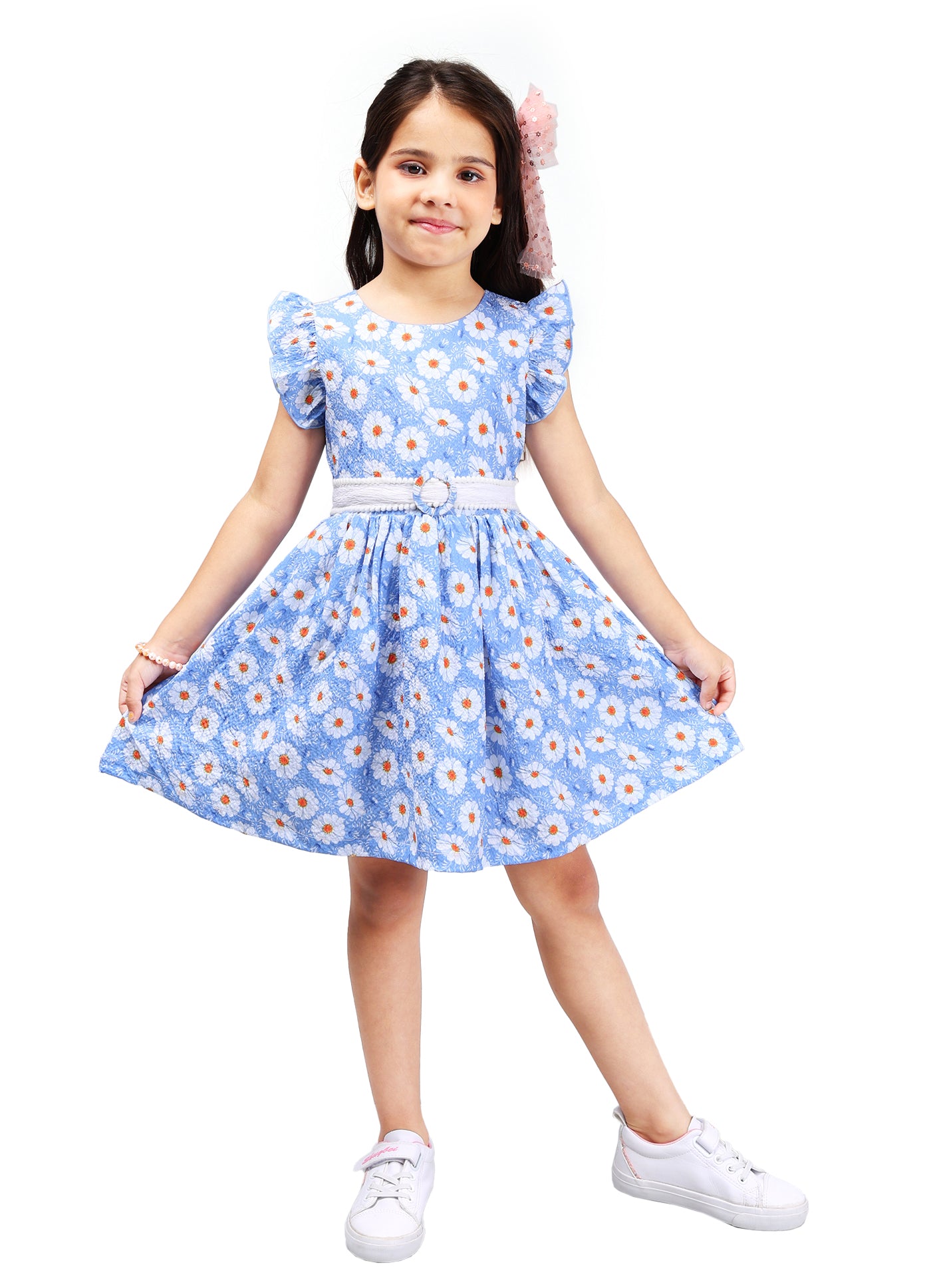 Elegant Frock with Belt