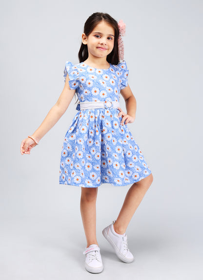 Elegant Frock with Belt
