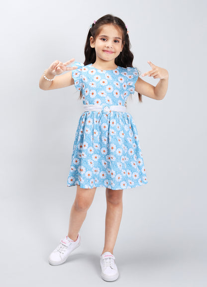Elegant Frock with Belt