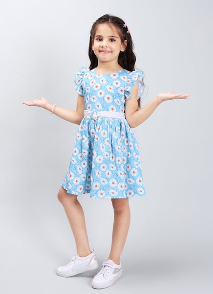 Elegant Frock with Belt