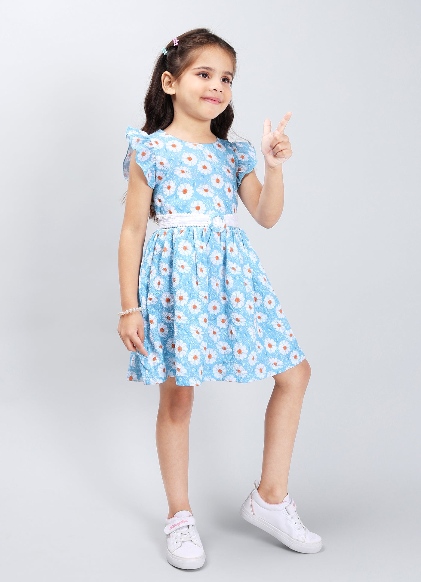 Elegant Frock with Belt
