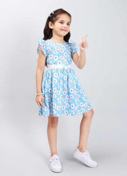 Elegant Frock with Belt