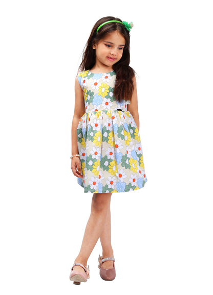 Durable Solid Color Frock