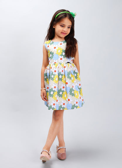 Durable Solid Color Frock