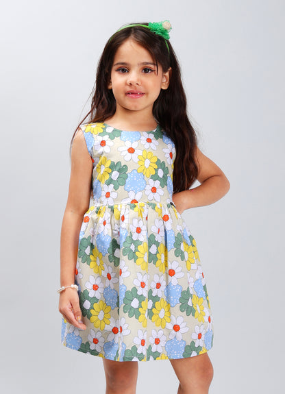 Durable Solid Color Frock