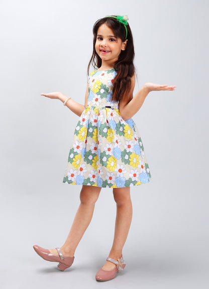 Durable Solid Color Frock