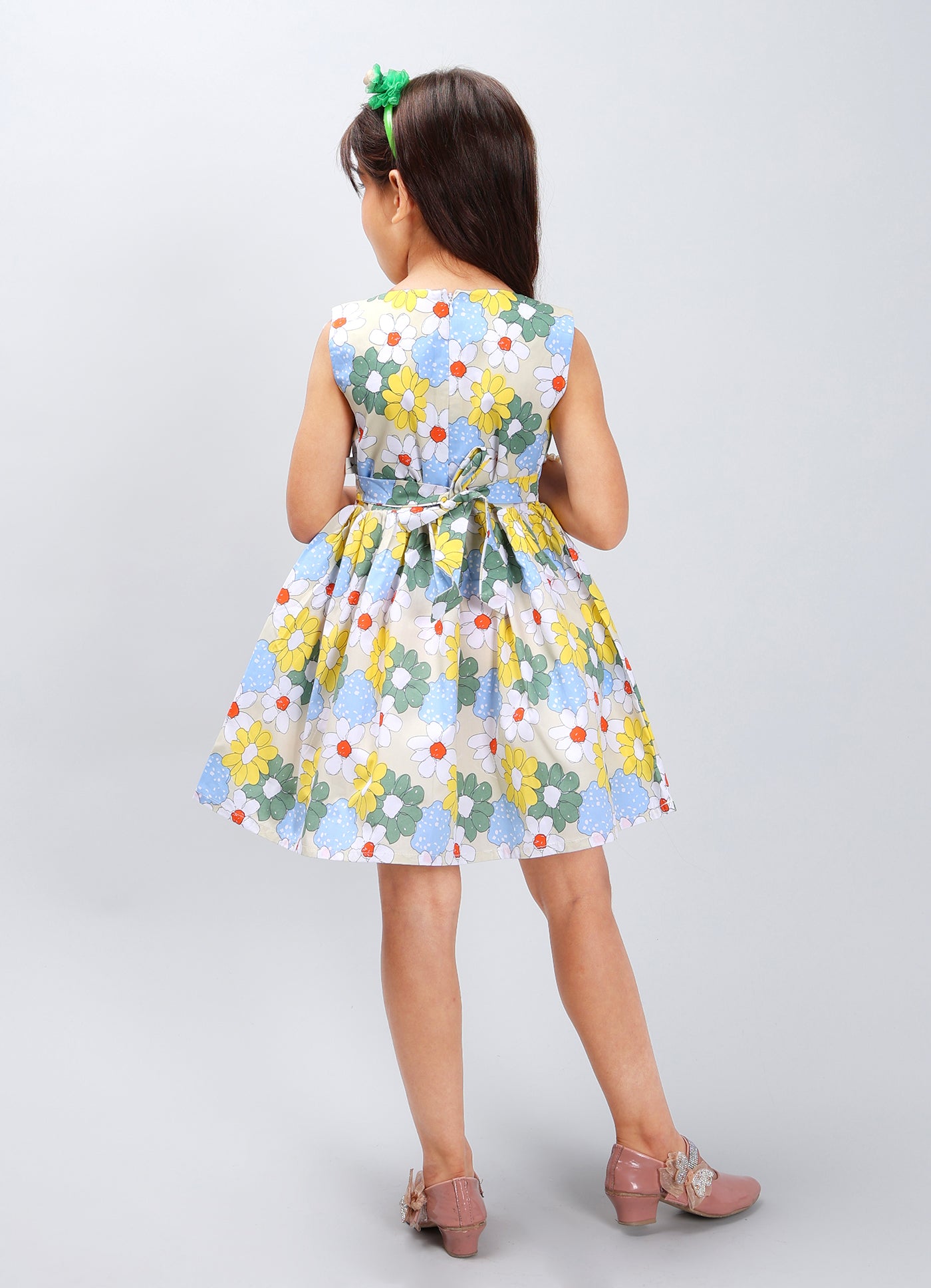 Durable Solid Color Frock