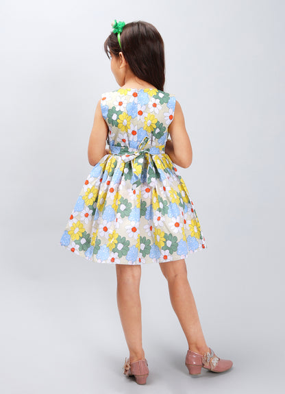 Durable Solid Color Frock