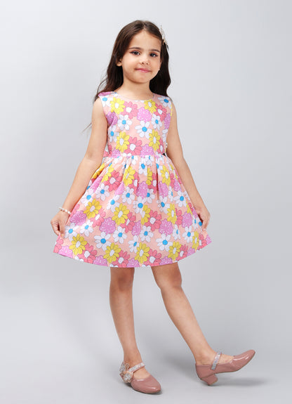 Durable Solid Color Frock