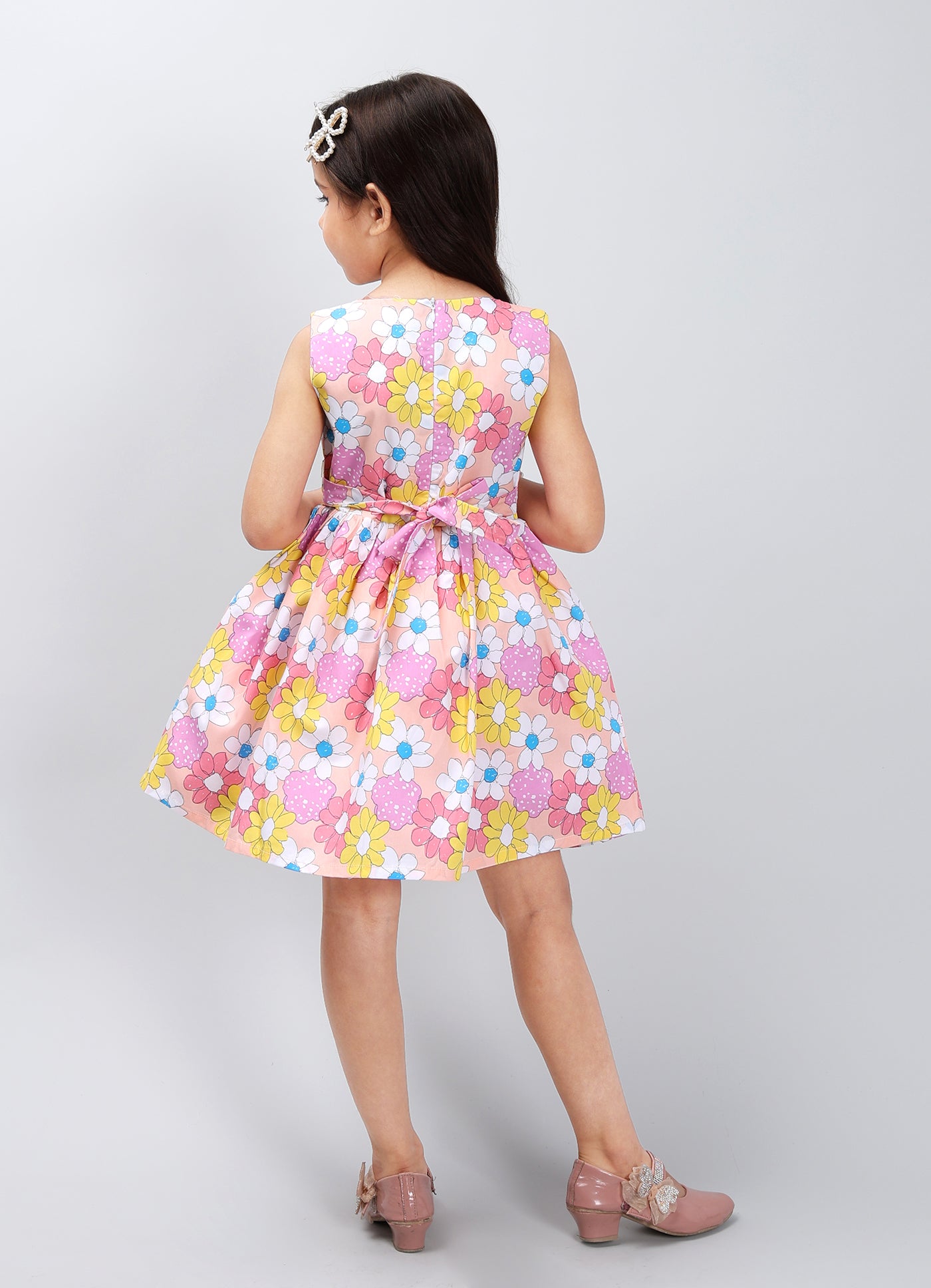 Durable Solid Color Frock