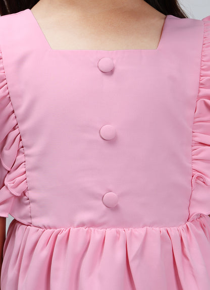 Solid Color Delight Frock