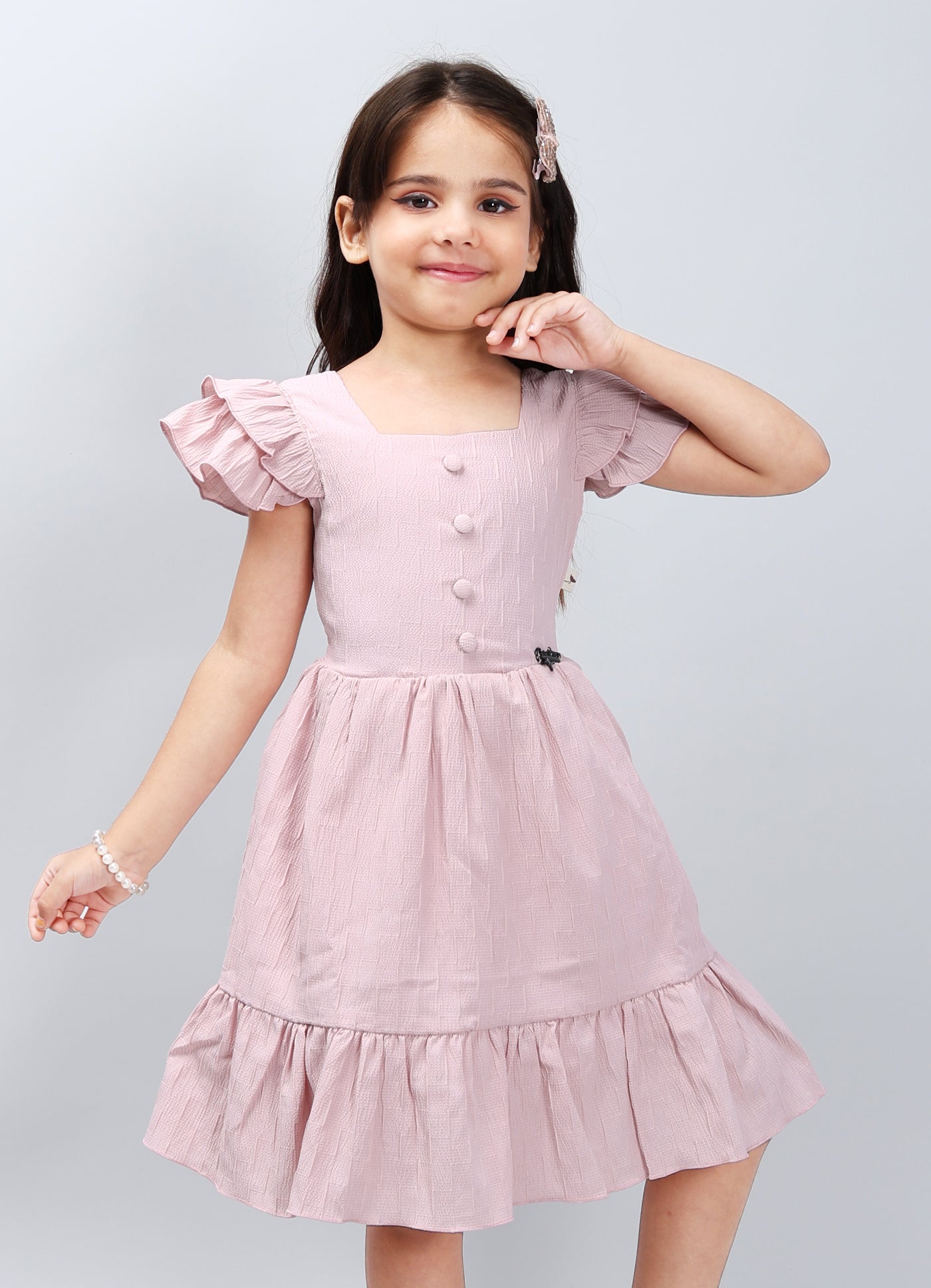 Classic Solid Color Frock