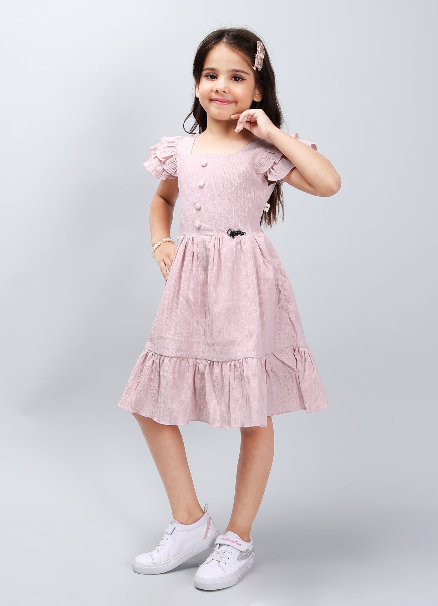 Classic Solid Color Frock