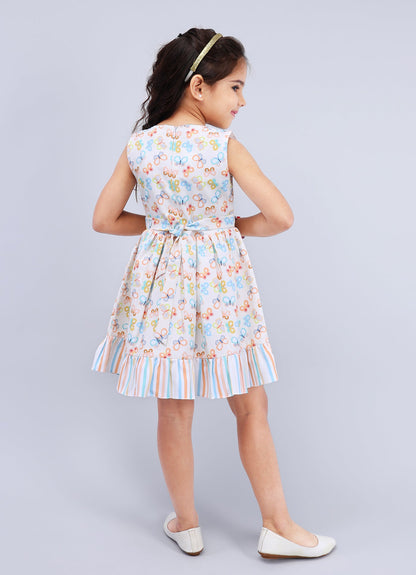 Charming Zip Closure Dress